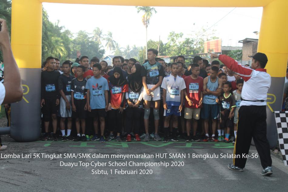 LOMBA LARI 5K HUT Ke-56 SMA N 1 Bengkulu Selatan